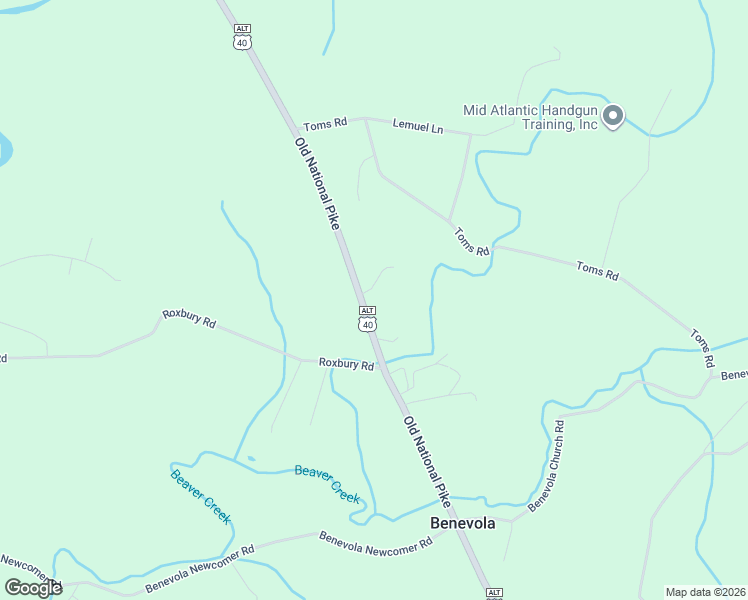 map of restaurants, bars, coffee shops, grocery stores, and more near 19807 Marcia Court in Boonsboro