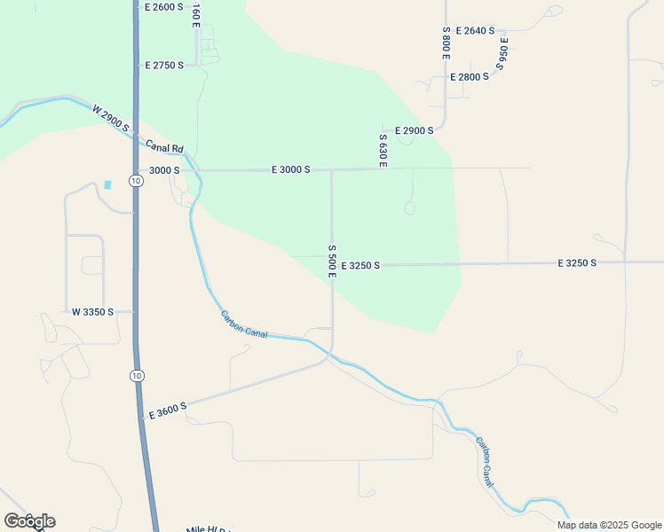 map of restaurants, bars, coffee shops, grocery stores, and more near 500 East 3250 South in Price