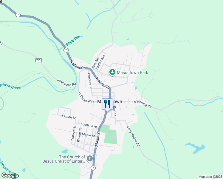 90 Main Street, Masontown WV Walk Score