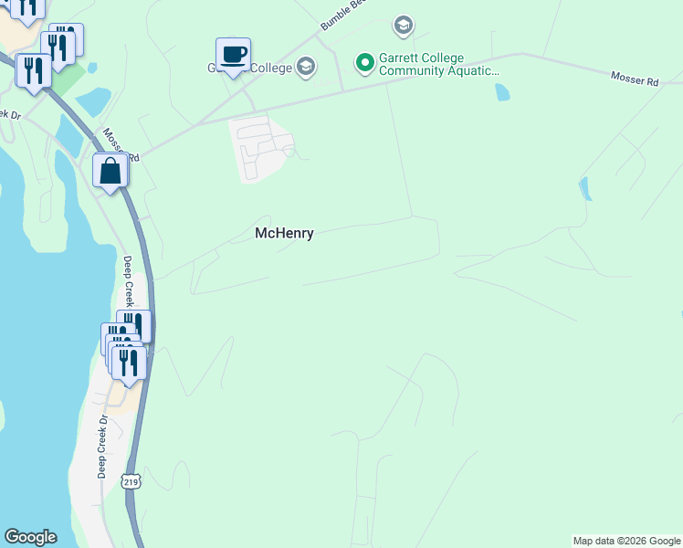 map of restaurants, bars, coffee shops, grocery stores, and more near 726 Sunset Ridge Drive in McHenry