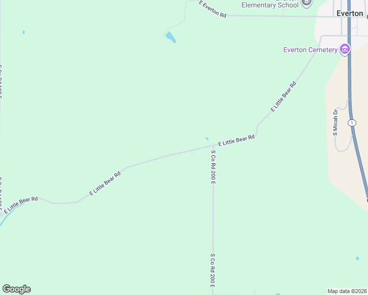 map of restaurants, bars, coffee shops, grocery stores, and more near 1882 East Little Bear Road in Connersville