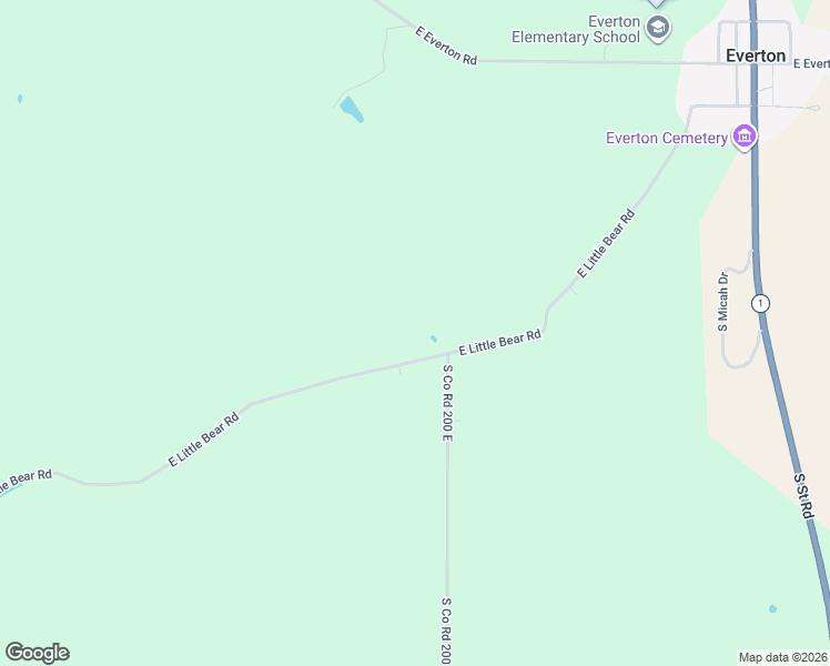 map of restaurants, bars, coffee shops, grocery stores, and more near 1882 East Little Bear Road in Connersville