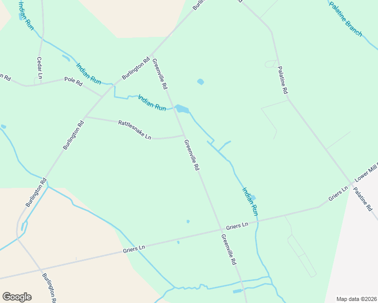 map of restaurants, bars, coffee shops, grocery stores, and more near 103 Greenville Road in Pittsgrove