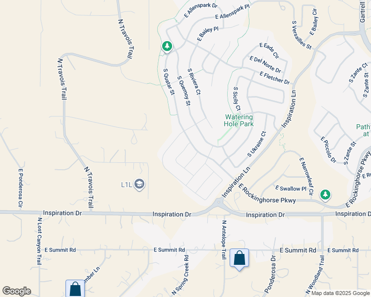 map of restaurants, bars, coffee shops, grocery stores, and more near in Aurora