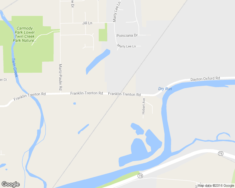 map of restaurants, bars, coffee shops, grocery stores, and more near 7207 Franklin-Trenton Road in Franklin