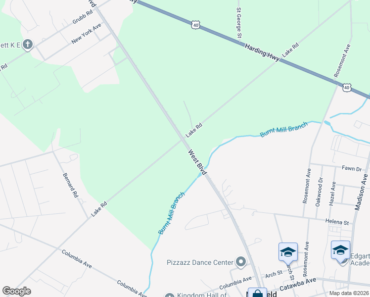 map of restaurants, bars, coffee shops, grocery stores, and more near 1175 Northwest Boulevard in Newfield