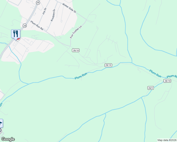 map of restaurants, bars, coffee shops, grocery stores, and more near Christy's Court in Ridgeley