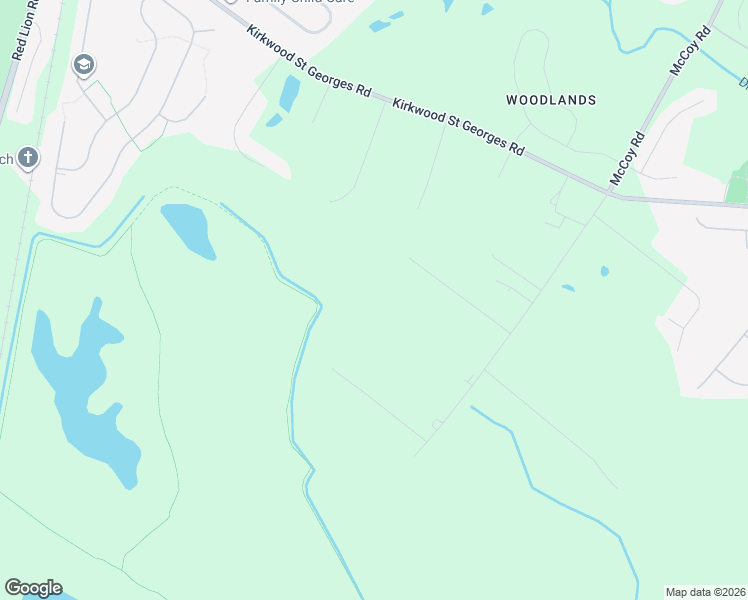 map of restaurants, bars, coffee shops, grocery stores, and more near 725 Elizabeth Lane in Bear