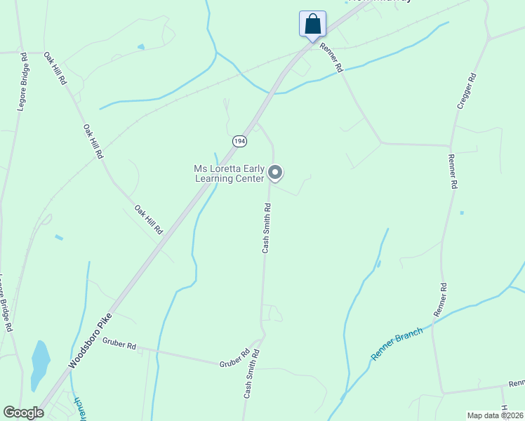 map of restaurants, bars, coffee shops, grocery stores, and more near 11734 Cash Smith Road in Keymar