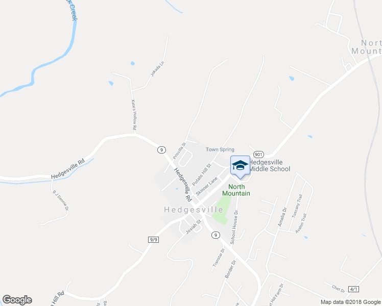 map of restaurants, bars, coffee shops, grocery stores, and more near 26 Morningstar Drive in Hedgesville