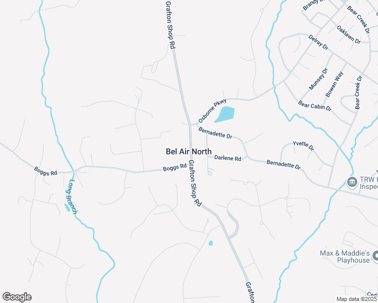 map of restaurants, bars, coffee shops, grocery stores, and more near in Bel Air North