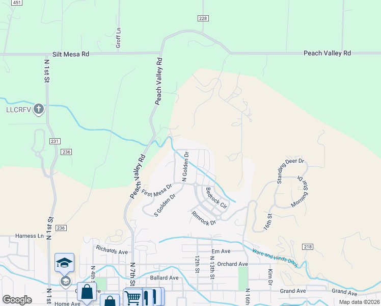 map of restaurants, bars, coffee shops, grocery stores, and more near 604 Eagles Nest Drive in Silt