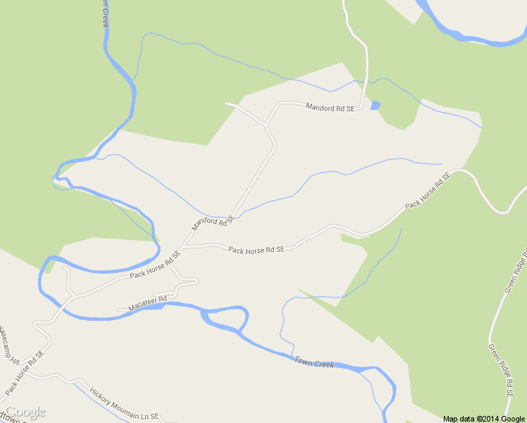 map of restaurants, bars, coffee shops, grocery stores, and more near 17515 Maniford Road Southeast in Oldtown