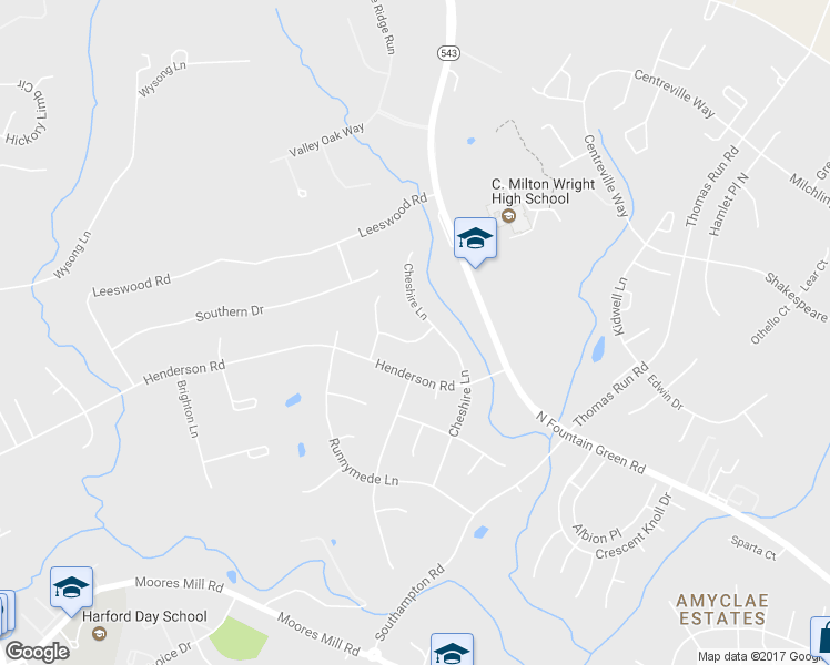 map of restaurants, bars, coffee shops, grocery stores, and more near 1113 Harlon Way in Bel Air