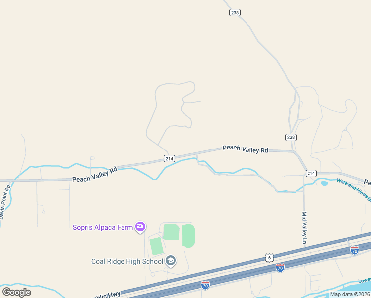 map of restaurants, bars, coffee shops, grocery stores, and more near 4273 Peach Valley Road in Silt