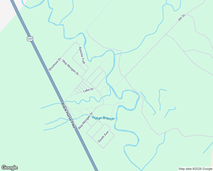 map of restaurants, bars, coffee shops, grocery stores, and more near 2002 Little Feather Drive in Hammonton
