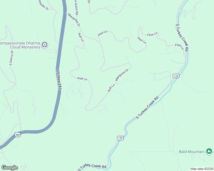 map of restaurants, bars, coffee shops, grocery stores, and more near 8742 Ault Lane in Morrison