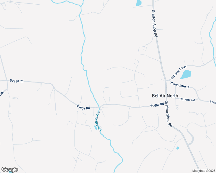map of restaurants, bars, coffee shops, grocery stores, and more near 1322 Boggs Road in Bel Air North