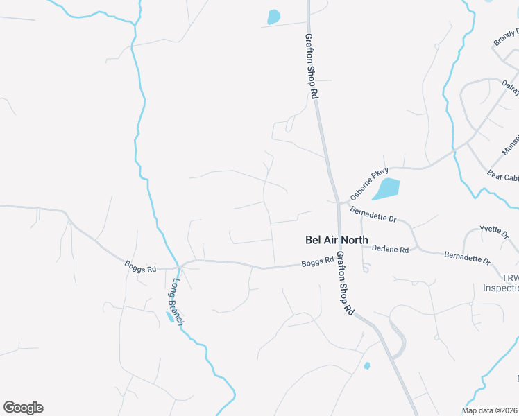 map of restaurants, bars, coffee shops, grocery stores, and more near 1301 Beaumont Court in Bel Air North