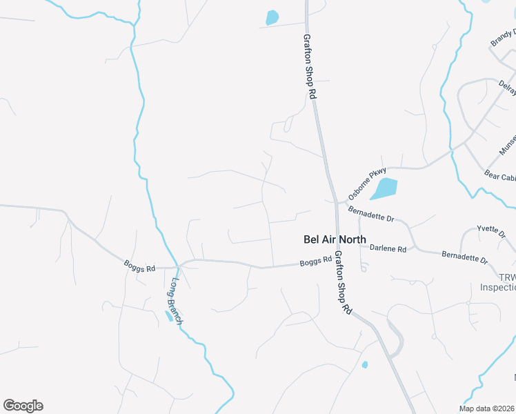 map of restaurants, bars, coffee shops, grocery stores, and more near 1301 Beaumont Court in Bel Air North