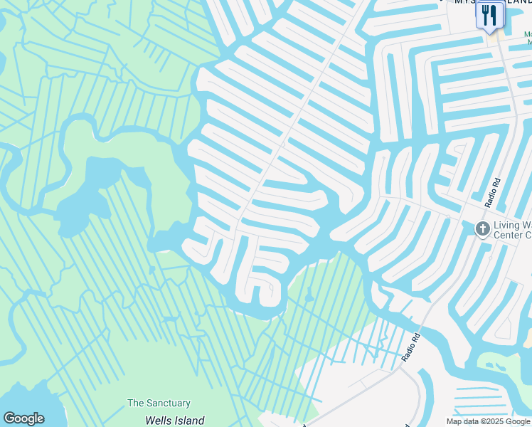 map of restaurants, bars, coffee shops, grocery stores, and more near 113 East Hudson Drive in Ocean County