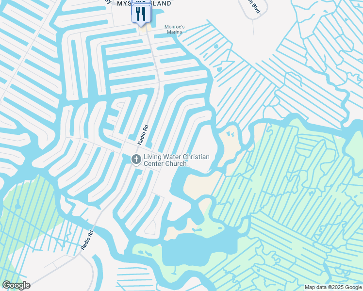map of restaurants, bars, coffee shops, grocery stores, and more near 115 North Burgee Drive in Ocean County