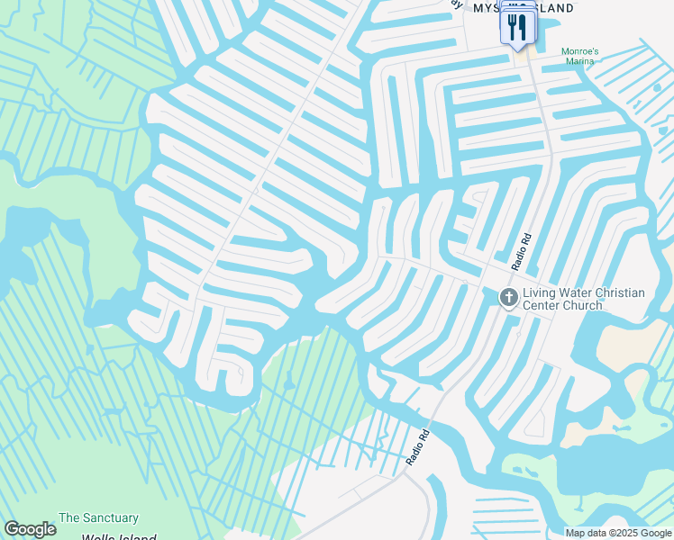 map of restaurants, bars, coffee shops, grocery stores, and more near 148 East Raritan Drive in Little Egg Harbor Township