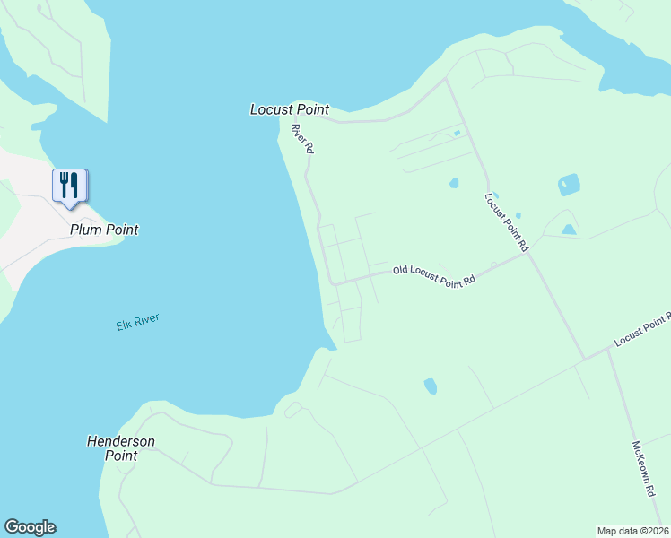 map of restaurants, bars, coffee shops, grocery stores, and more near 9 Elk Lane in Elkton