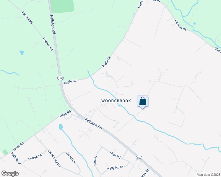 map of restaurants, bars, coffee shops, grocery stores, and more near 2310 Kings Arms Drive in Fallston