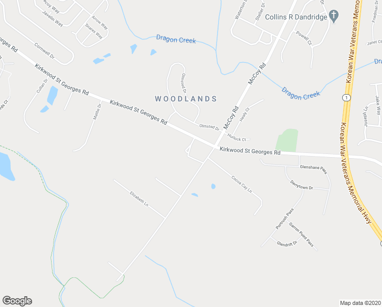 map of restaurants, bars, coffee shops, grocery stores, and more near 4185 Kirkwood Saint Georges Road in Bear