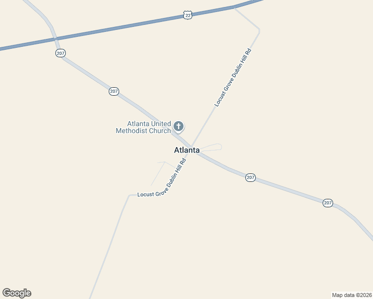 map of restaurants, bars, coffee shops, grocery stores, and more near in Atlanta