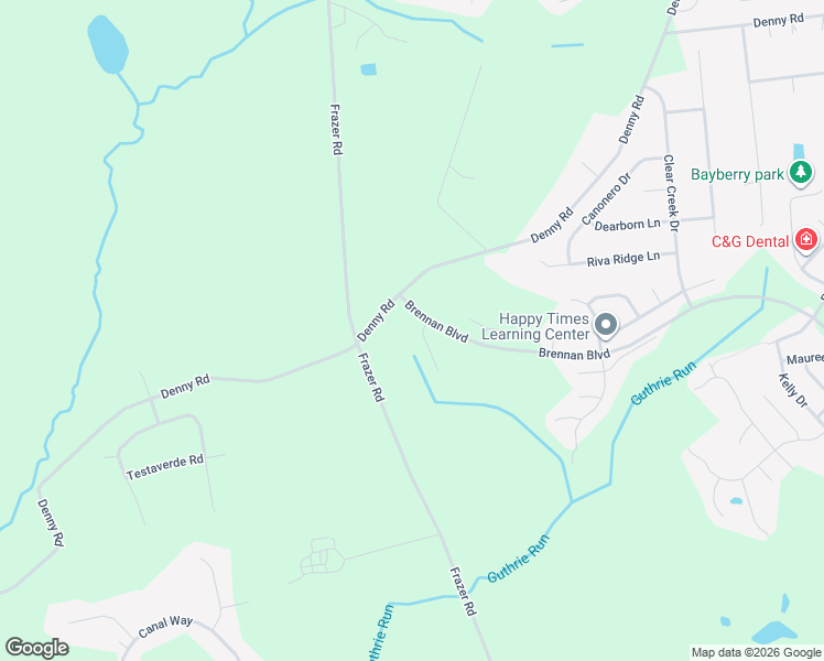 map of restaurants, bars, coffee shops, grocery stores, and more near 10 Meghan Lane in Bear