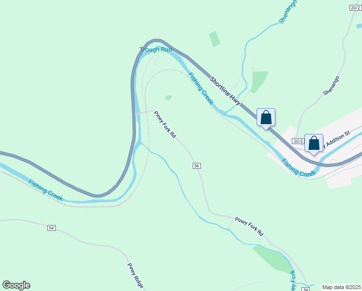 map of restaurants, bars, coffee shops, grocery stores, and more near 302 Piney Fork Road in Pine Grove