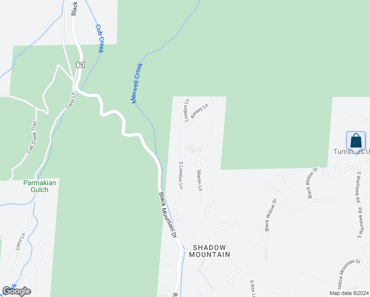 map of restaurants, bars, coffee shops, grocery stores, and more near 8513 Martin Lane in Conifer