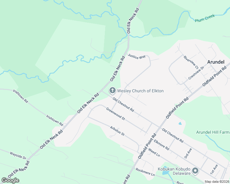 map of restaurants, bars, coffee shops, grocery stores, and more near 43 Justice Way in Elkton