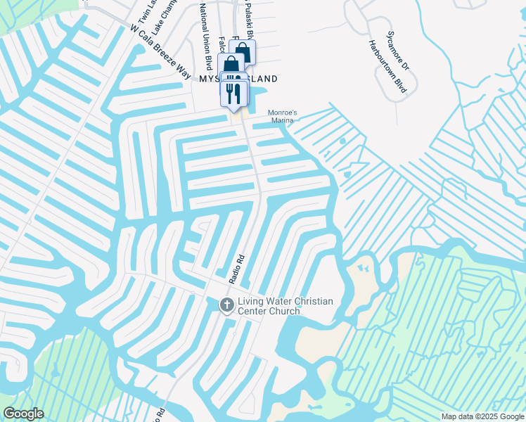 map of restaurants, bars, coffee shops, grocery stores, and more near 1035 Radio Road in Little Egg Harbor Township