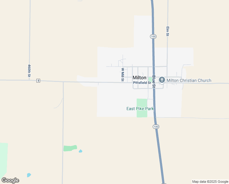map of restaurants, bars, coffee shops, grocery stores, and more near 401-733 Pittsfield Street in Milton