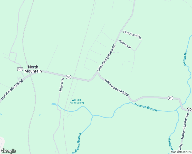 map of restaurants, bars, coffee shops, grocery stores, and more near 1874 Hammonds Mill Road in Hedgesville