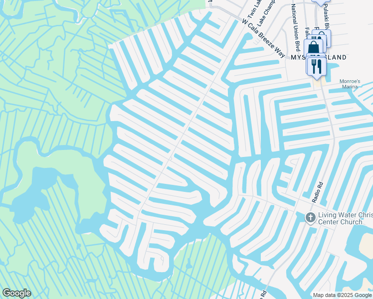 map of restaurants, bars, coffee shops, grocery stores, and more near 107 East Susquehanna Drive in Little Egg Harbor Township