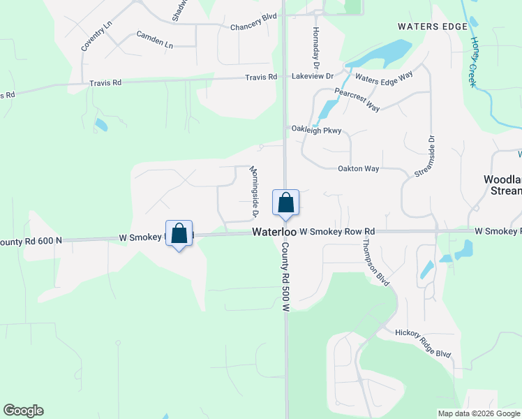 map of restaurants, bars, coffee shops, grocery stores, and more near 5112 Golden Hill Court in Greenwood