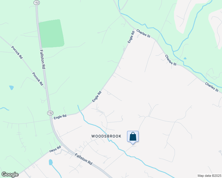 map of restaurants, bars, coffee shops, grocery stores, and more near 3311 Pritchett Lane in Fallston