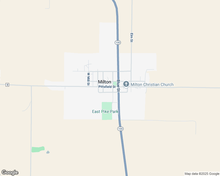 map of restaurants, bars, coffee shops, grocery stores, and more near 401 Pittsfield Street in Milton