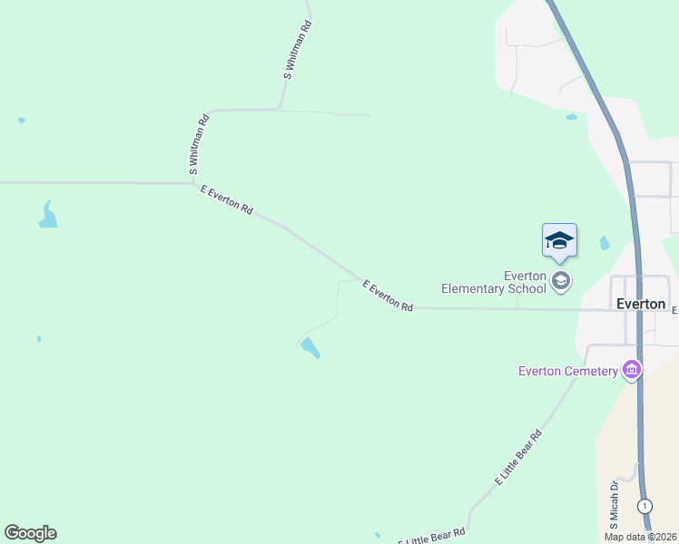 map of restaurants, bars, coffee shops, grocery stores, and more near 1885 East Everton Road in Connersville