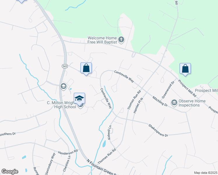 map of restaurants, bars, coffee shops, grocery stores, and more near 1822 Wye Mills Lane in Bel Air