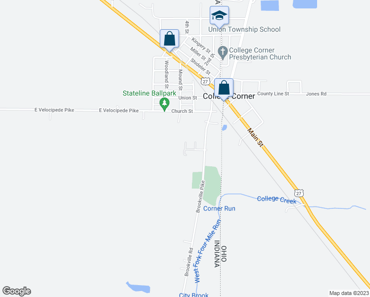 map of restaurants, bars, coffee shops, grocery stores, and more near 136 Bryan Street in West College Corner