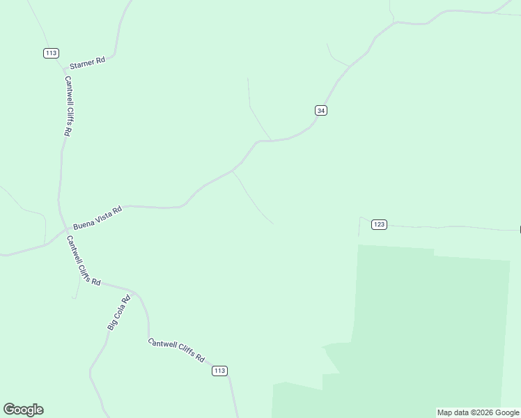 map of restaurants, bars, coffee shops, grocery stores, and more near 23095 Buena Vista Road in Rockbridge