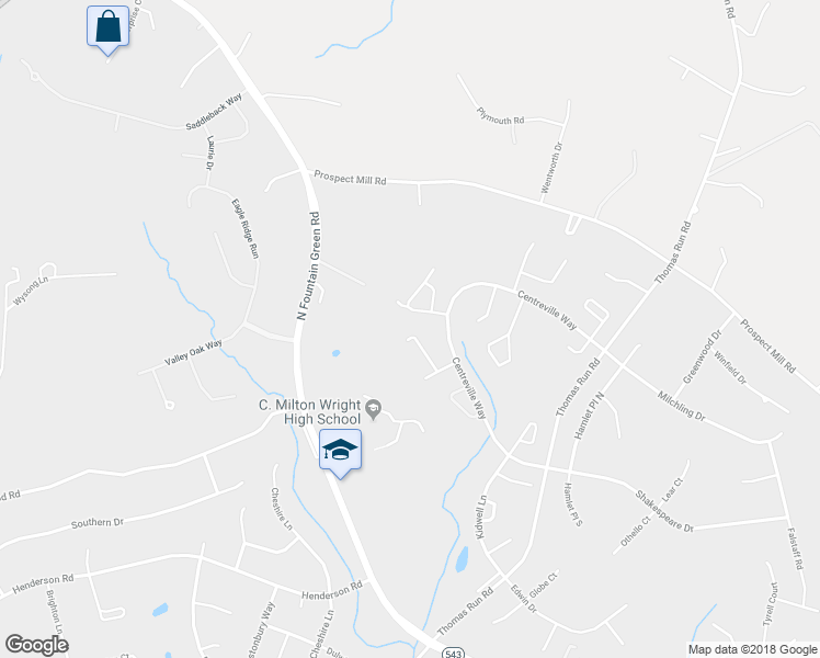 map of restaurants, bars, coffee shops, grocery stores, and more near 1841 Glendale Lane in Bel Air