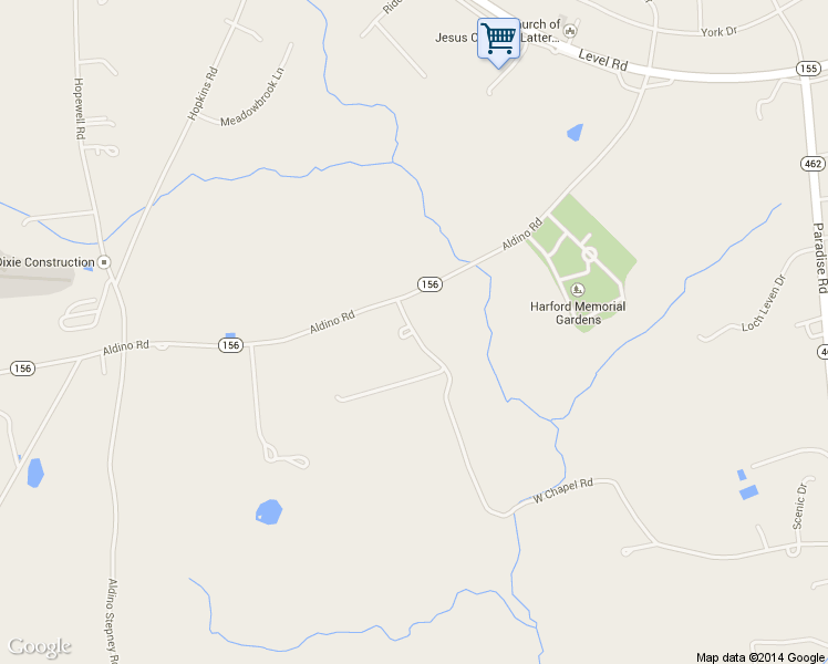 map of restaurants, bars, coffee shops, grocery stores, and more near 3810 West Chapel Road in Aberdeen