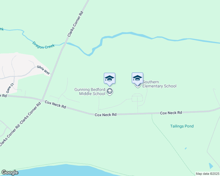 map of restaurants, bars, coffee shops, grocery stores, and more near 801 Cox Neck Road in New Castle