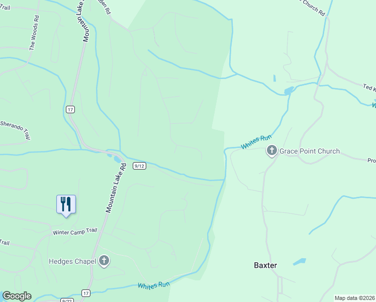 map of restaurants, bars, coffee shops, grocery stores, and more near 889 Walden Road in Hedgesville